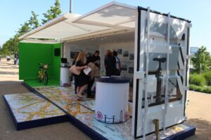 Shipping Container conversion experiential pop-up event
