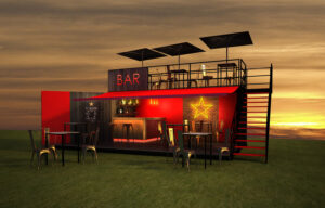 Creative Spaces Shipping Container Conversion Specialists Events Mock-up Design
